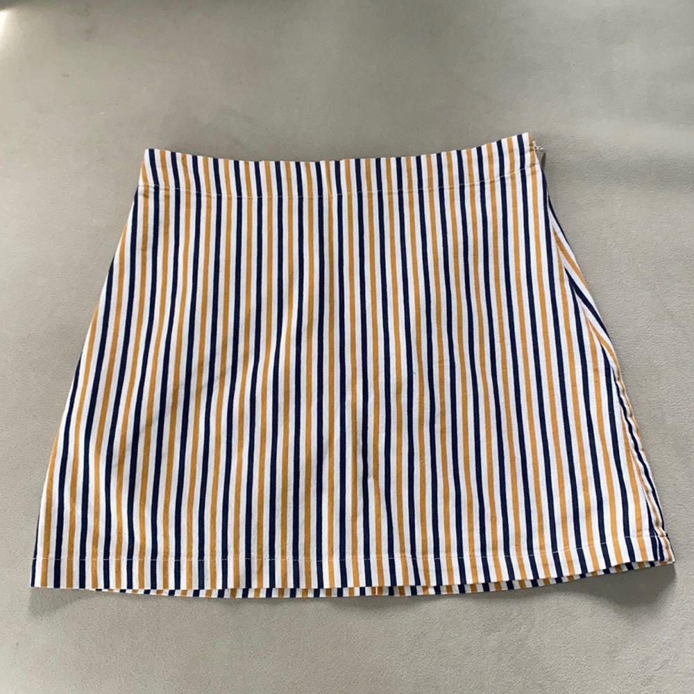 Forever 21 Striped Mini Skirt